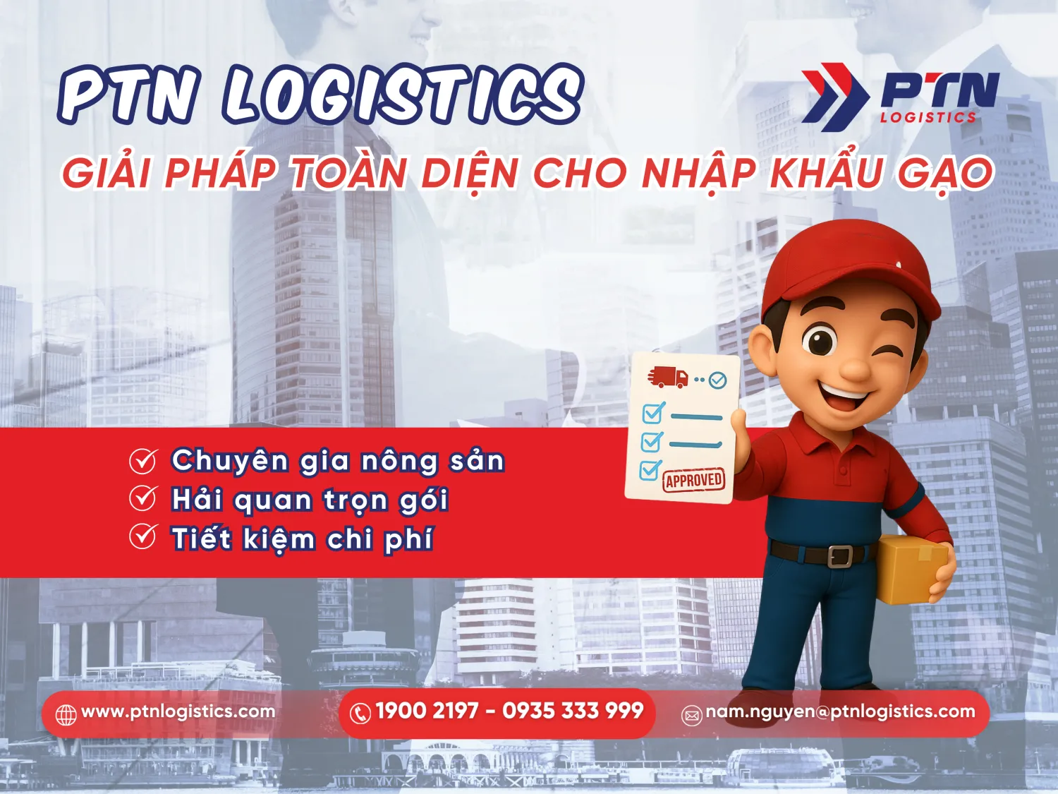 Giải pháp toàn diên và tối ưu từ PTN Logtistics