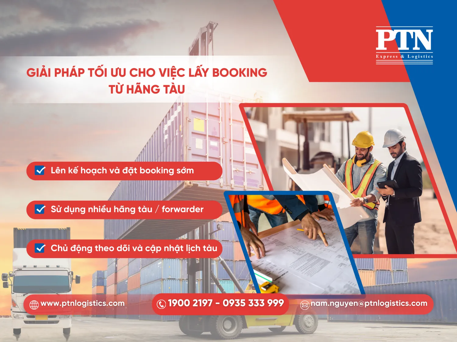 Giải pháp tối ưu cho việc lấy booking từ hãng tàu