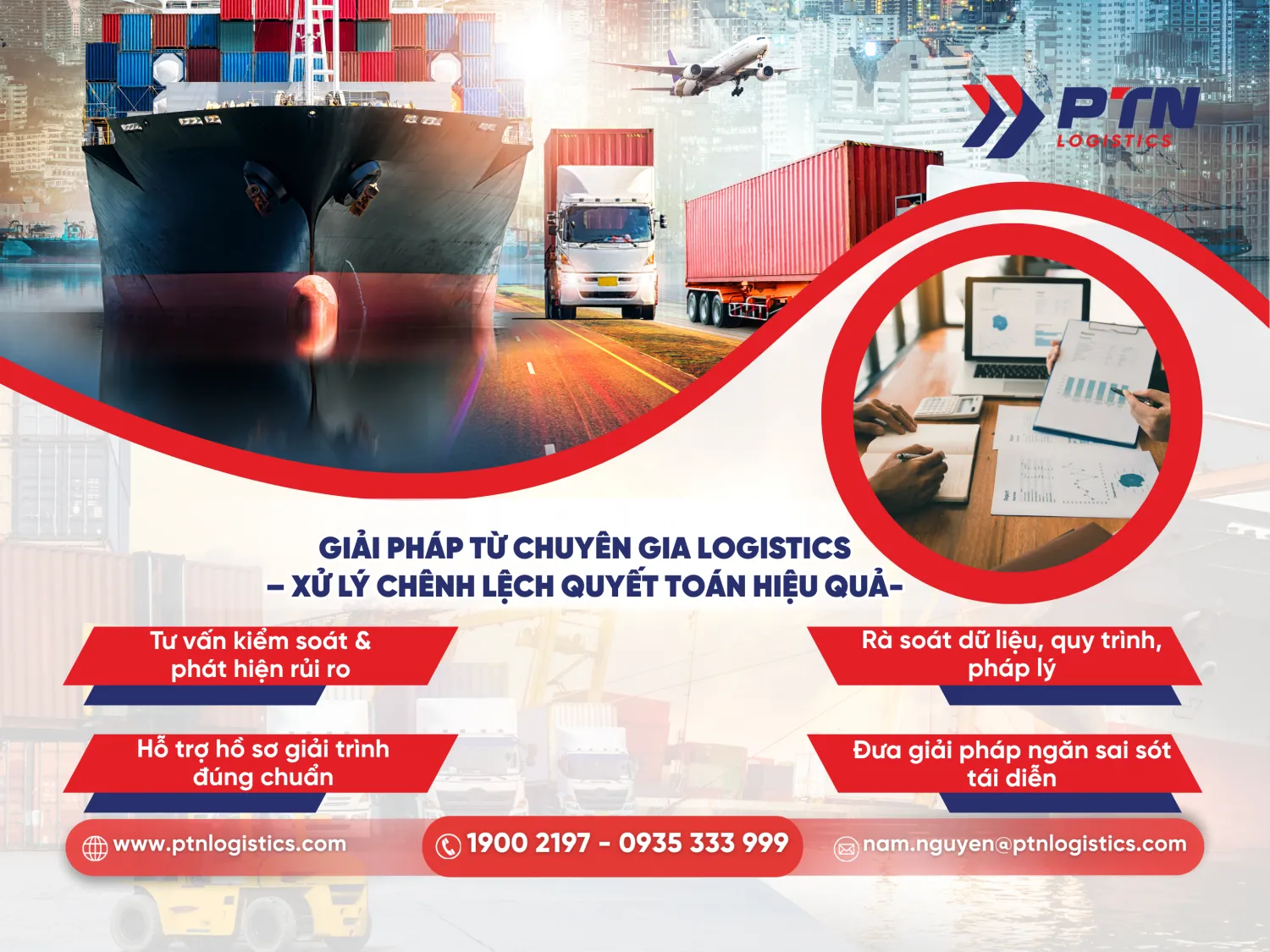 Giải pháp từ chuyên gia logistics, xử lý chênh lệch quyết toán hiệu quả