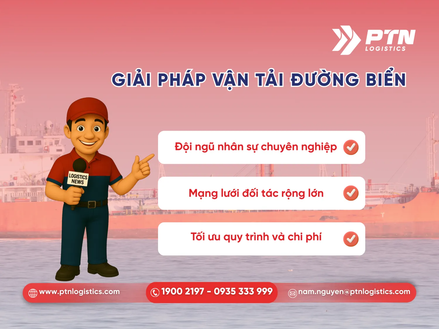 Giải pháp vận tải biển tối ưu cho doanh nghiệp XNK