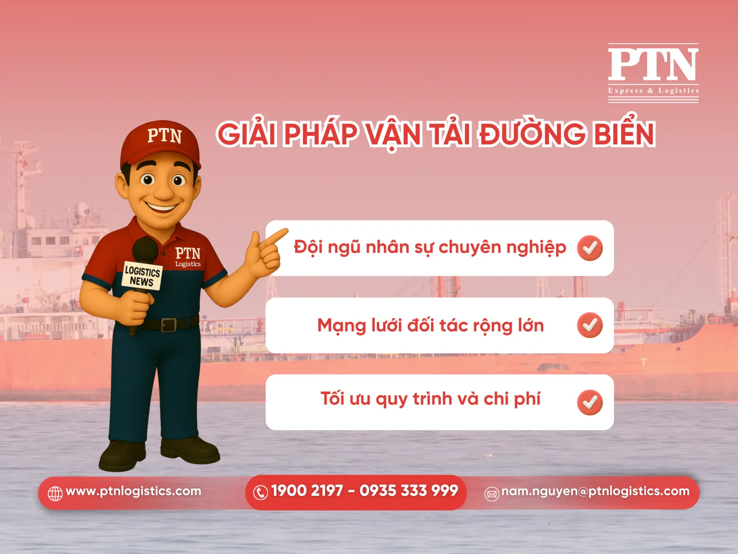 Giải pháp vận tải biển tối ưu cho doanh nghiệp