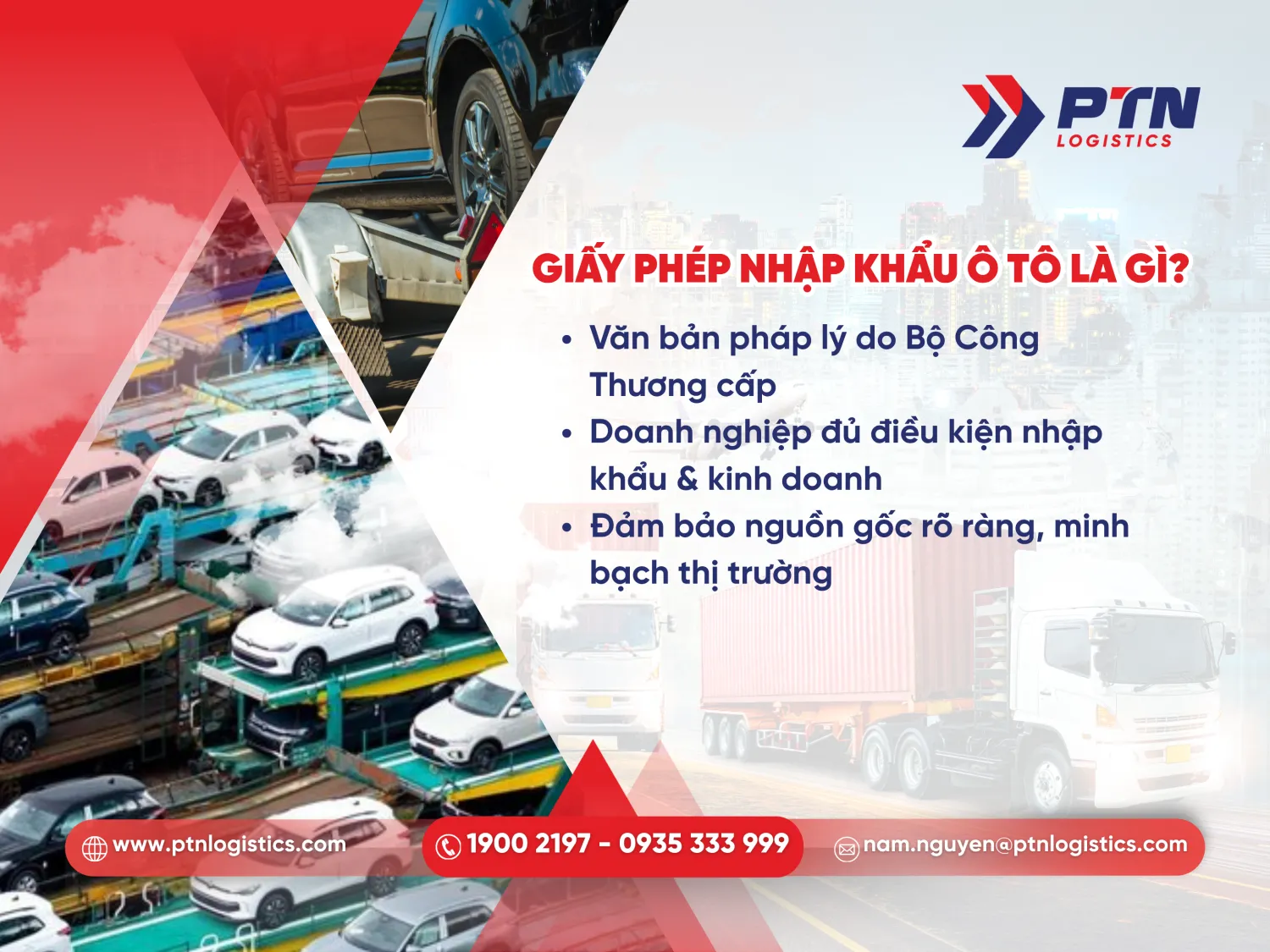 Giấy phép nhập khẩu ô tô là như thế nào?