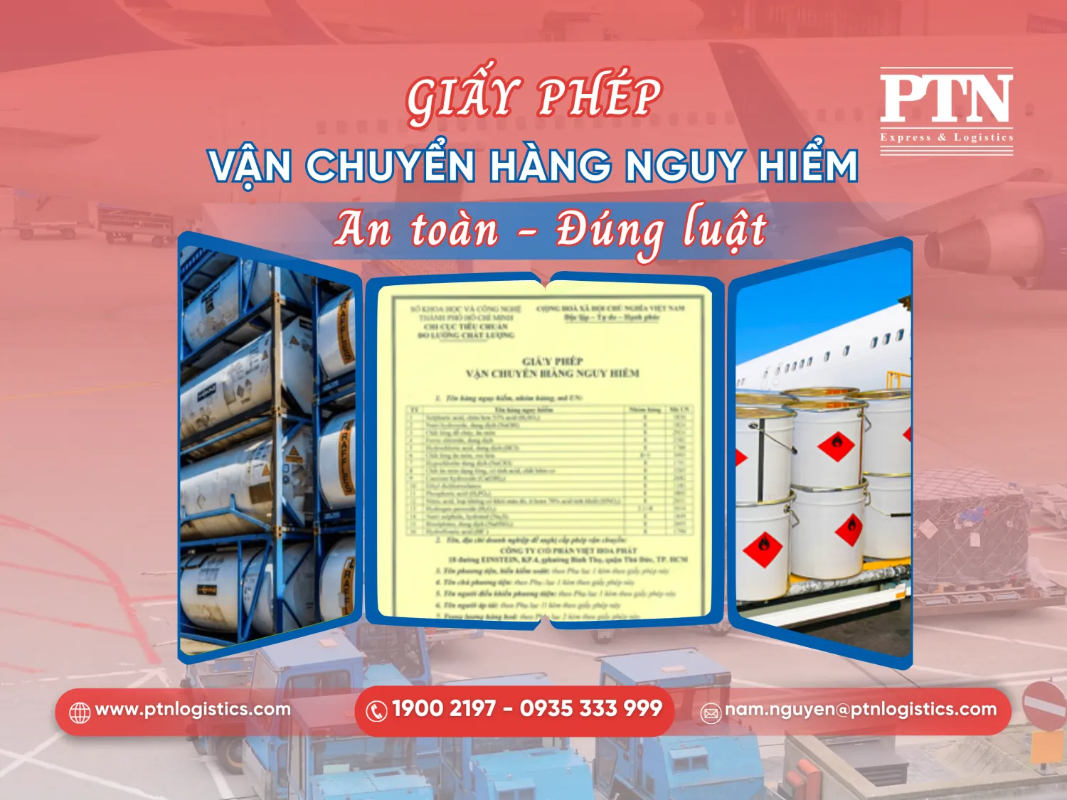 Giấy phép vận chuyển hàng nguy hiểm