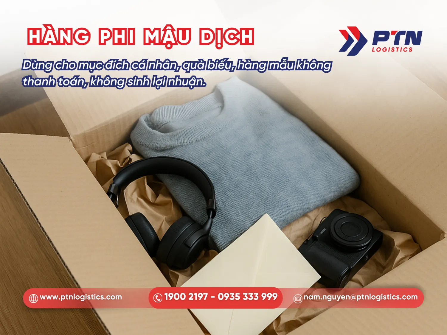 Hàng phi mậu dịch dùng cho mục đích cá nhân