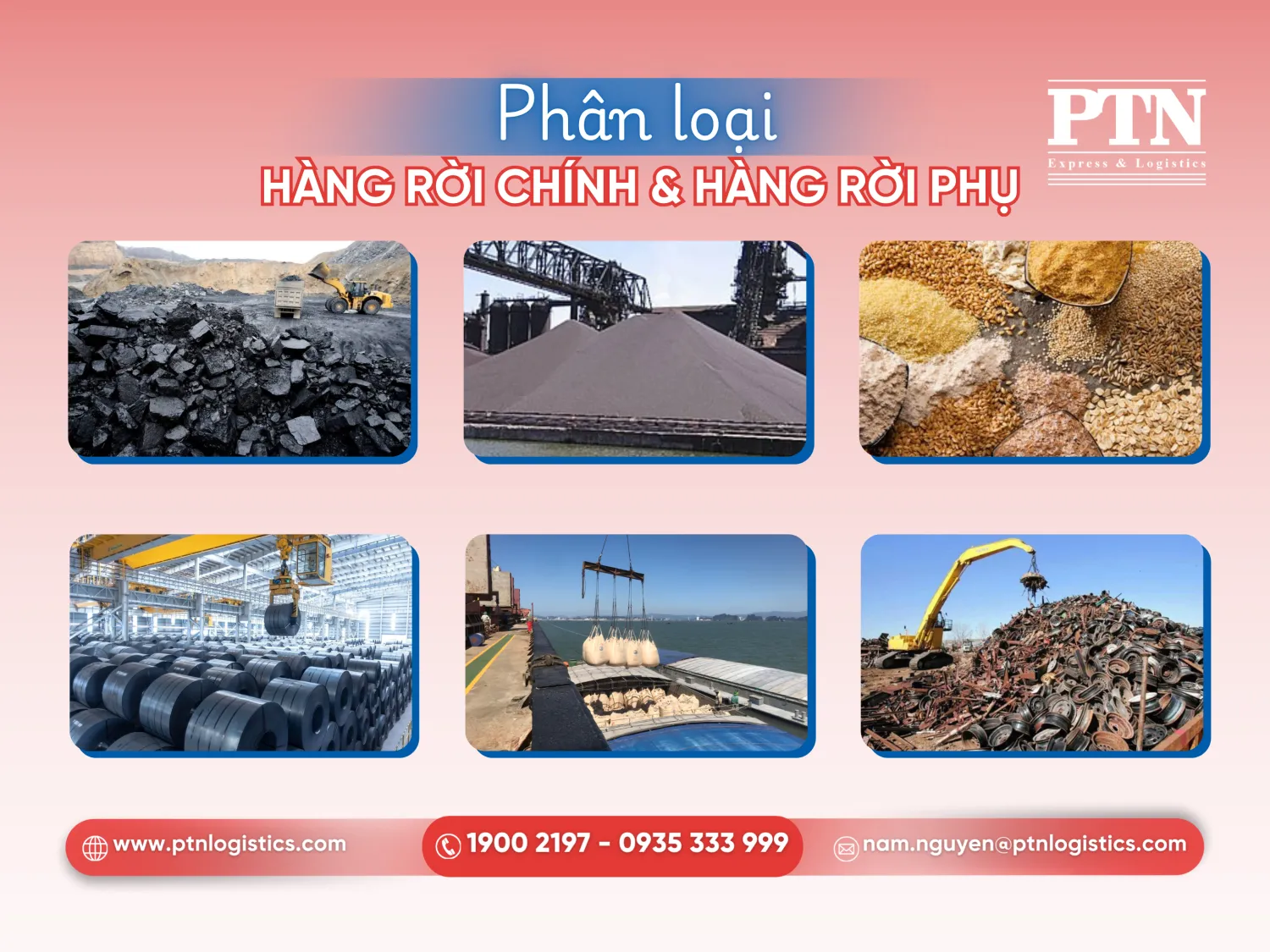 Hàng rời chính và hàng rời phụ