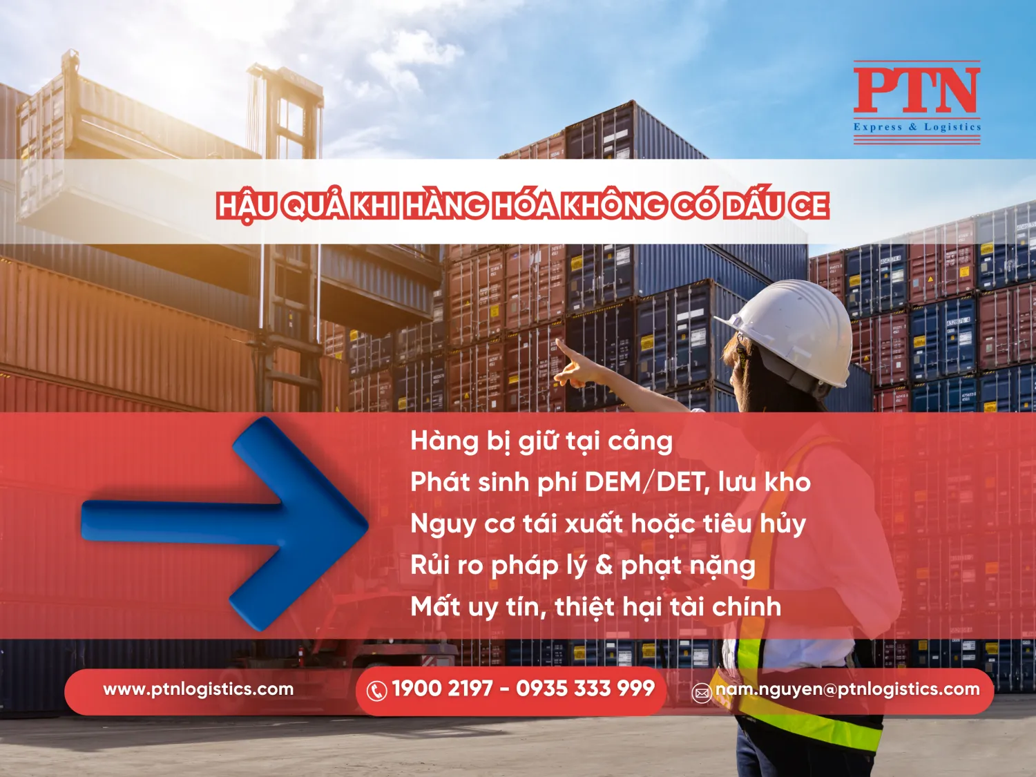 Hậu quả khi hàng hóa không có dấu CE