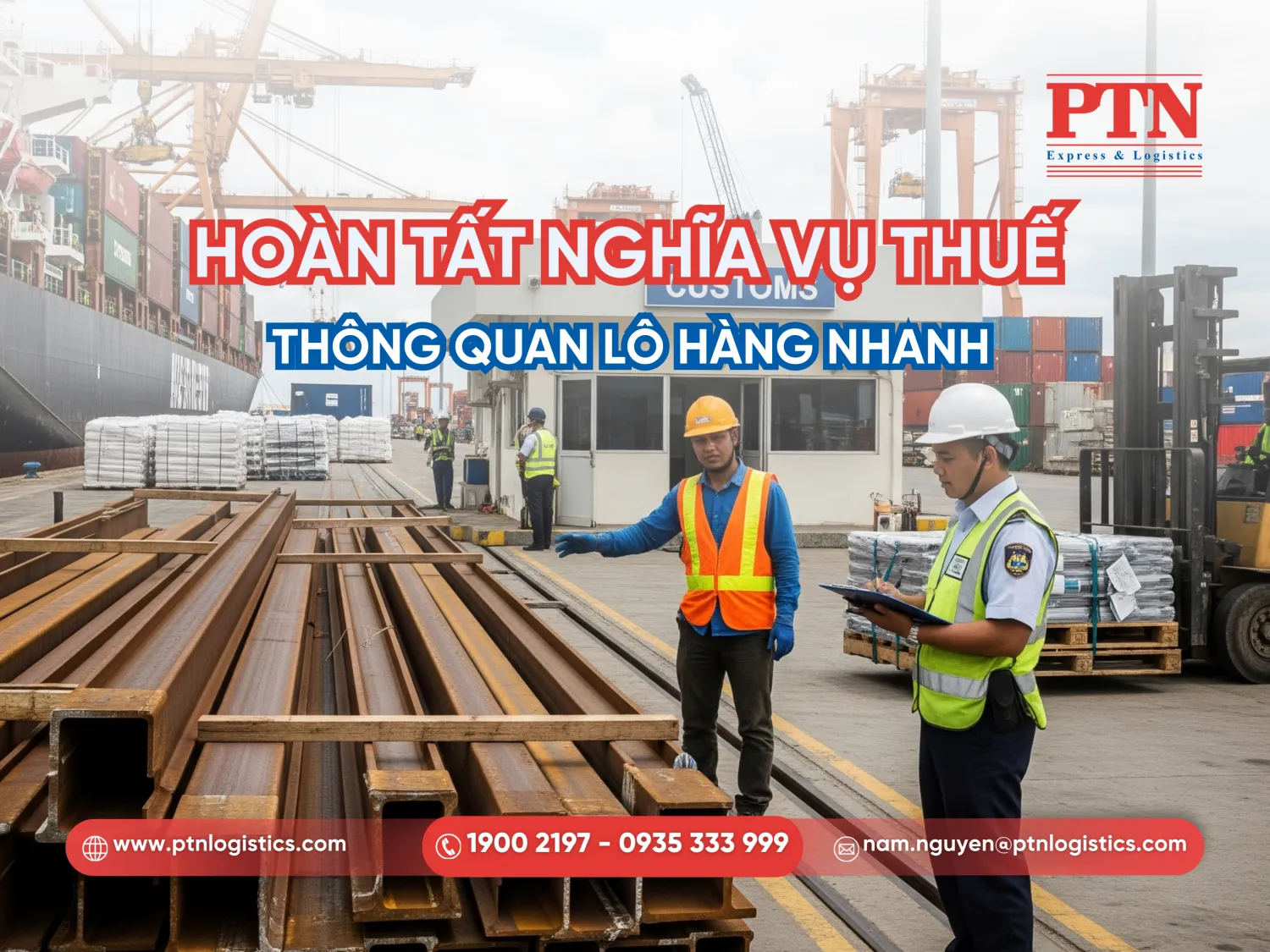 Hoàn tất nghĩa vụ thuế và thông quan lô hàng