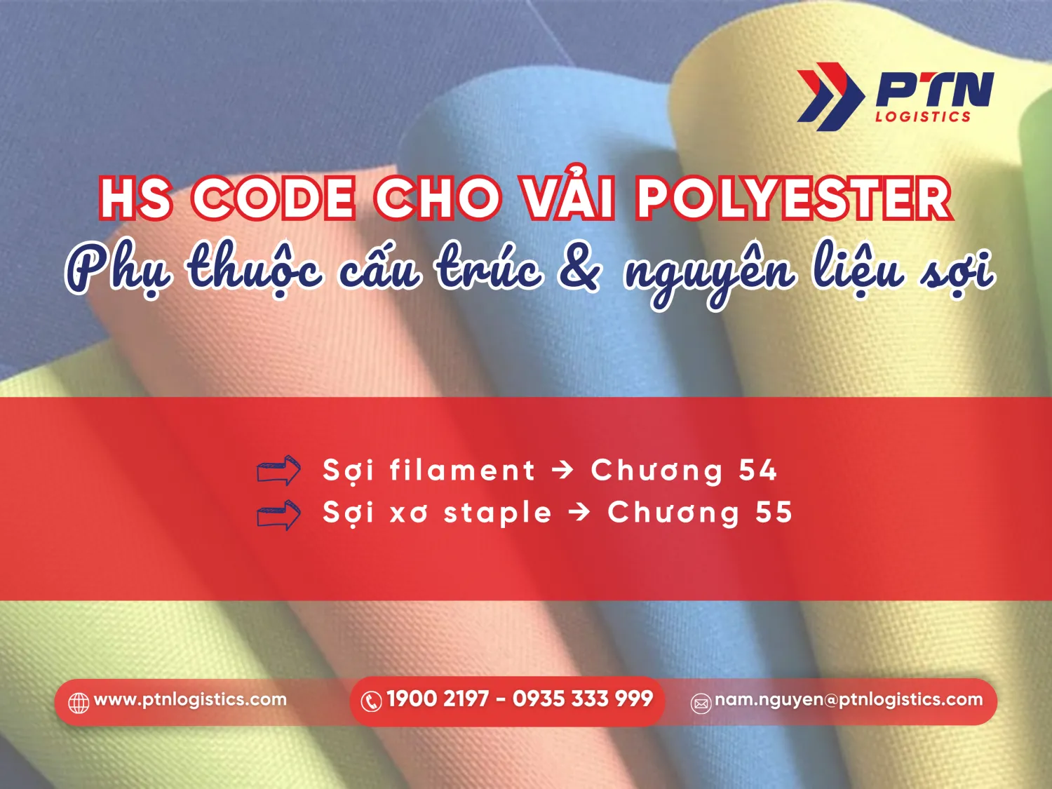 HS Code cho vải polyester
