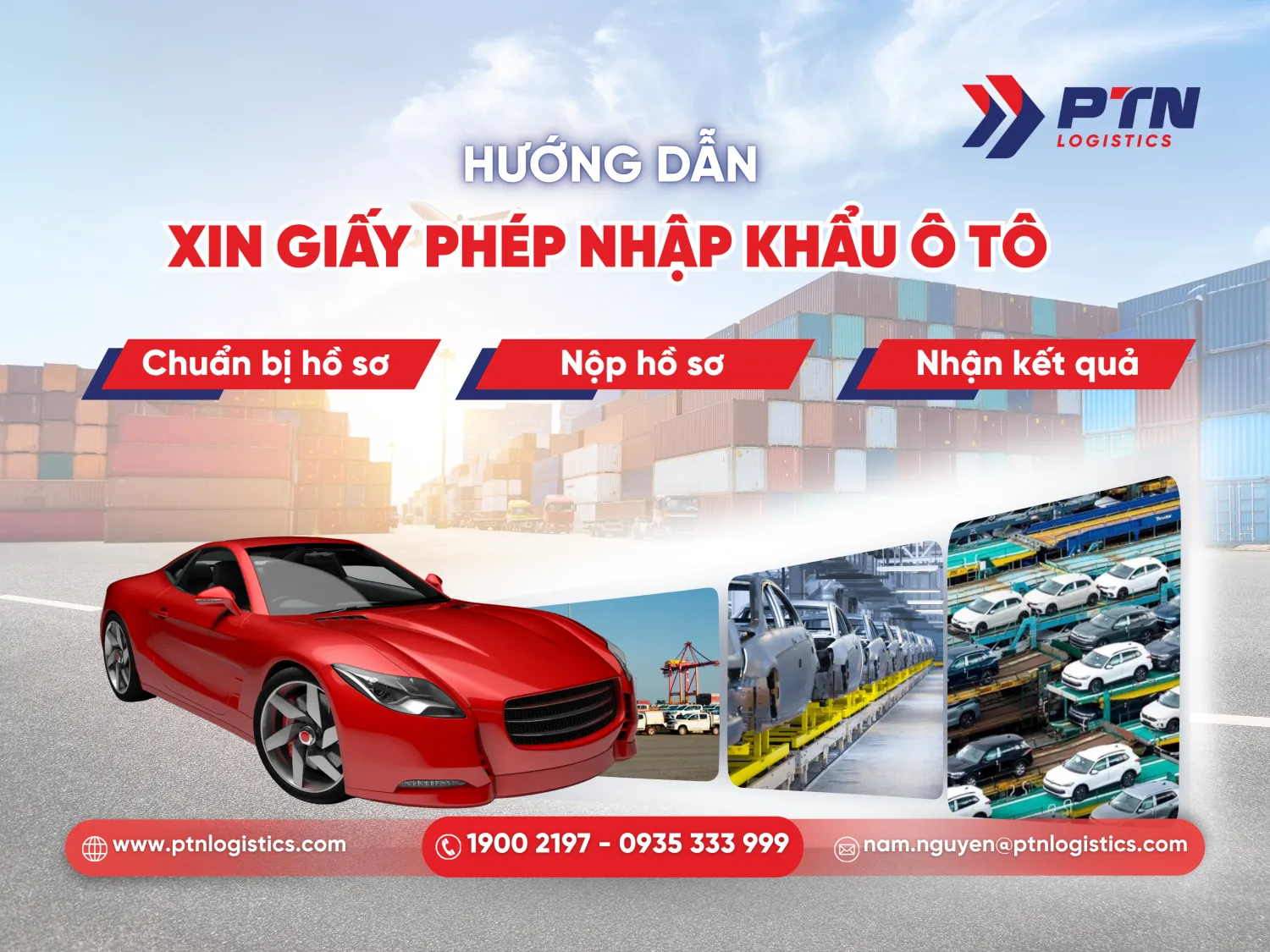 Hướng dẫn xin giấy phép nhập khẩu ô tô