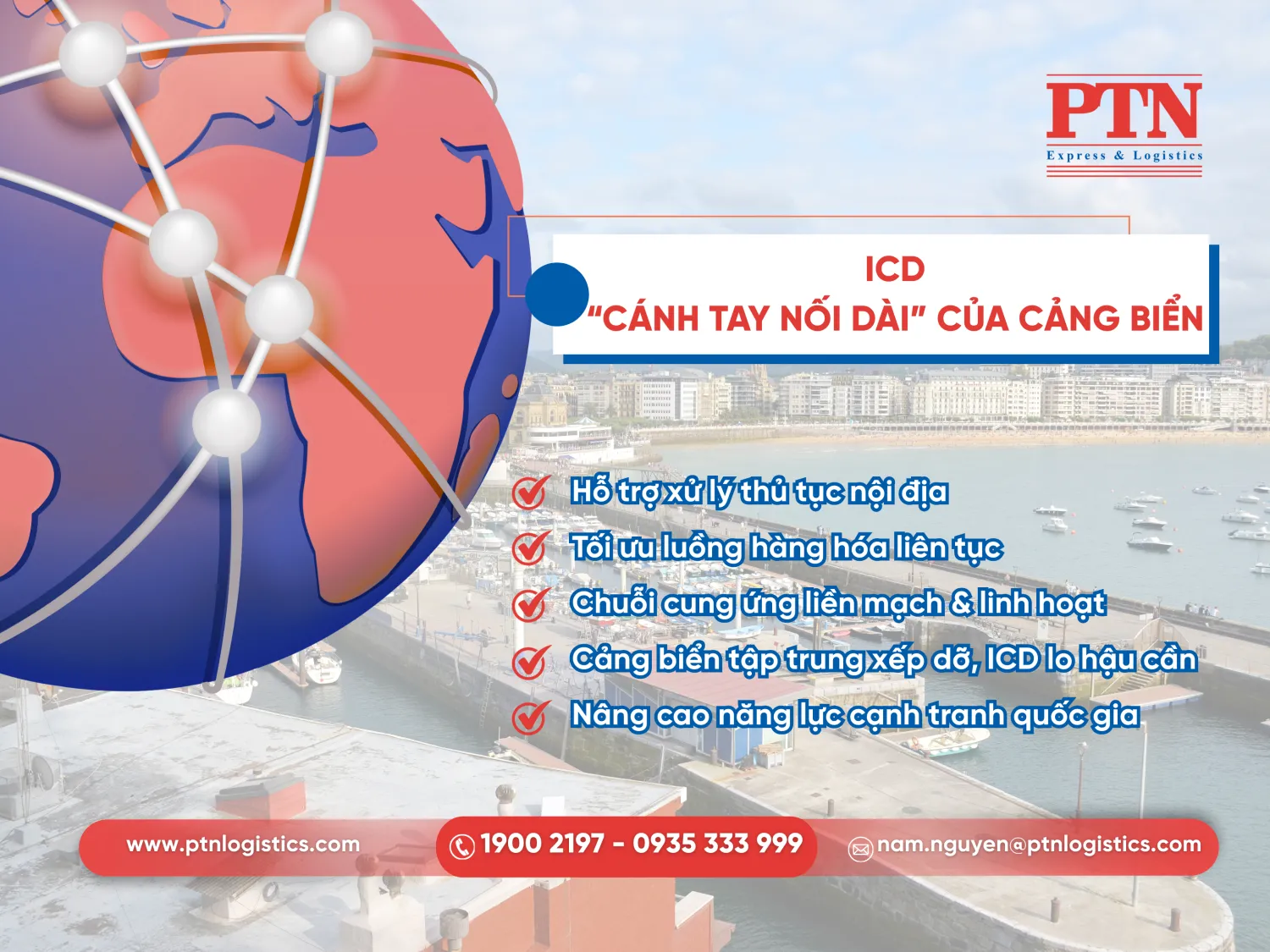 ICD - Cánh tay nối dài của cảng biển