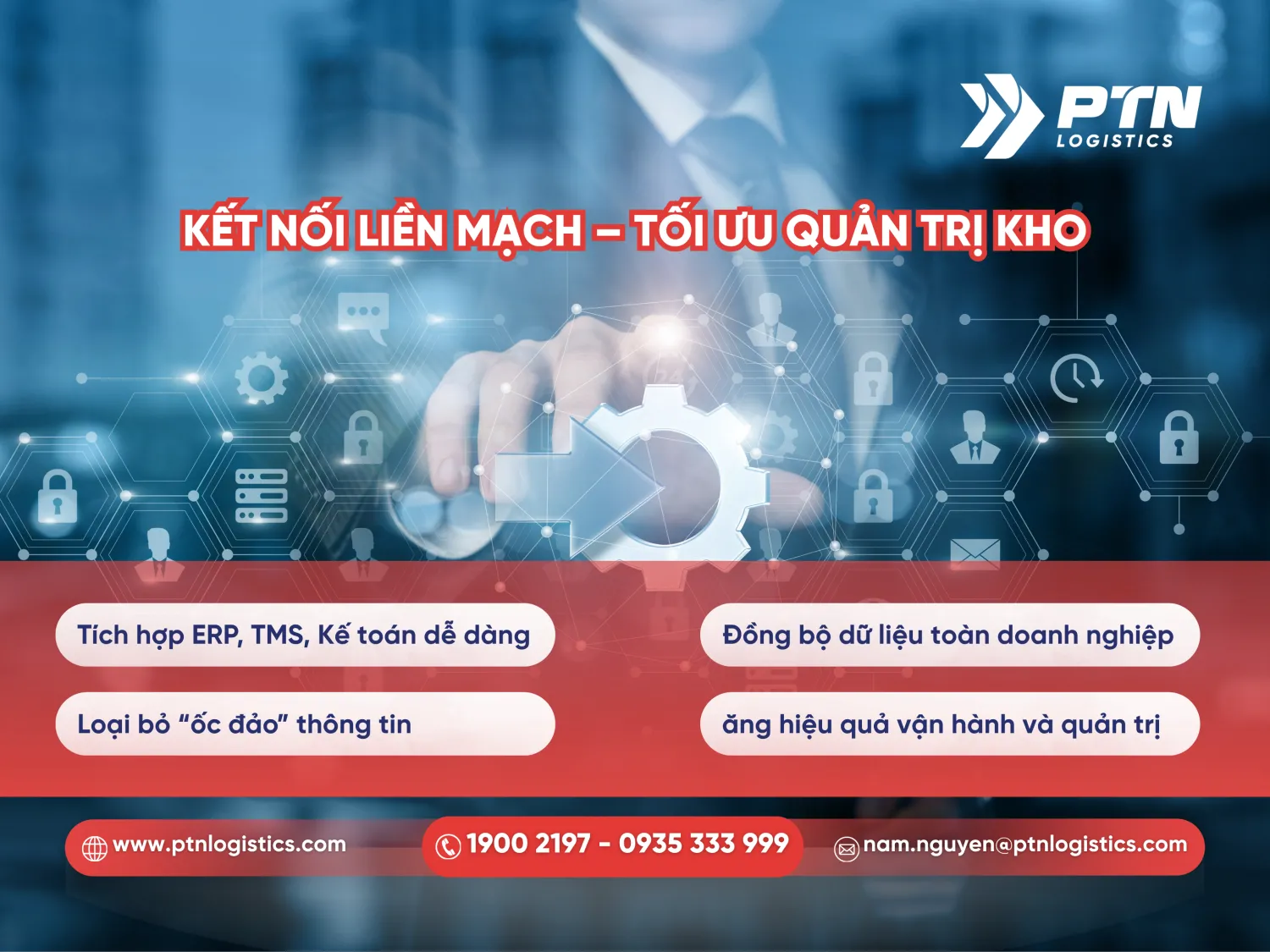 Kết nối liền mạch, tối ưu quản trị kho