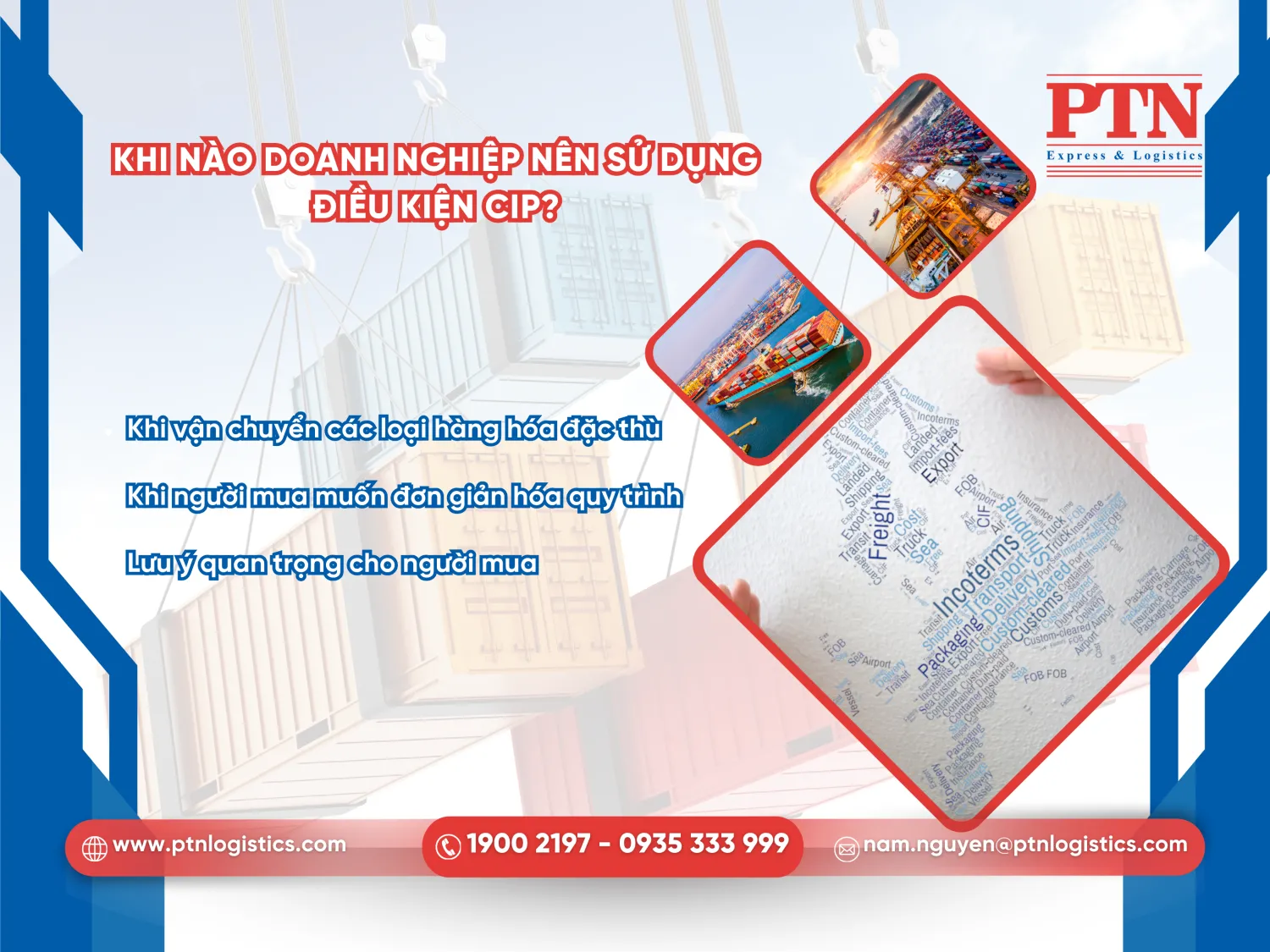 Khi nào doanh nghiệp nên sử dụng điều kiện CIP