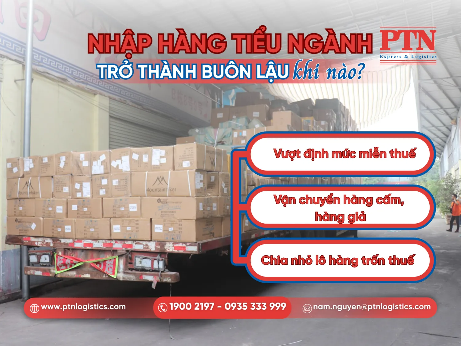 Khi nào nhập hàng tiểu ngạch trở thành buôn lậu