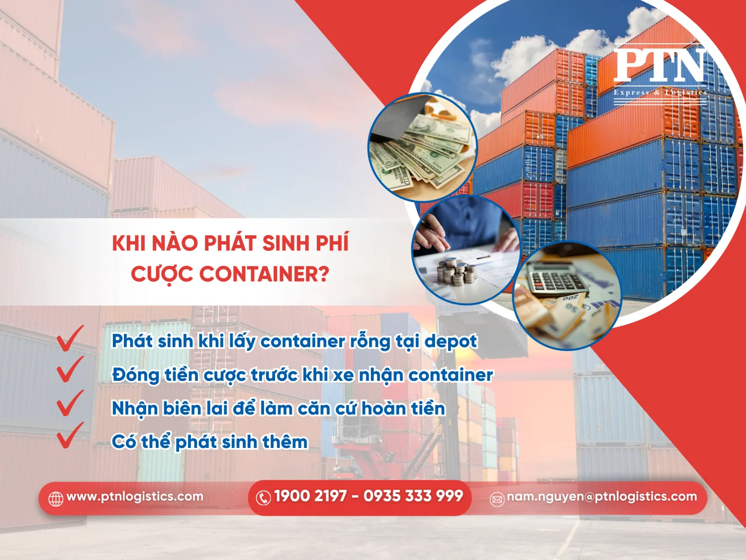 Khi nào phát sinh phí cược container