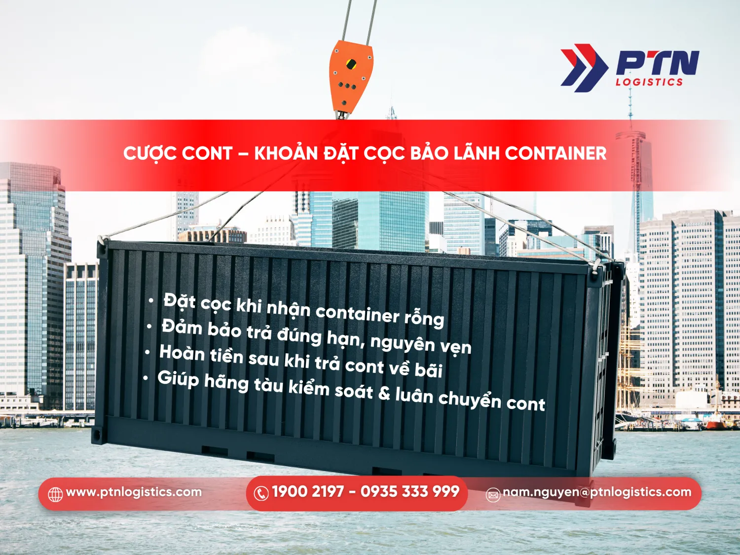 Khoản đặt cọc bảo lãnh cont
