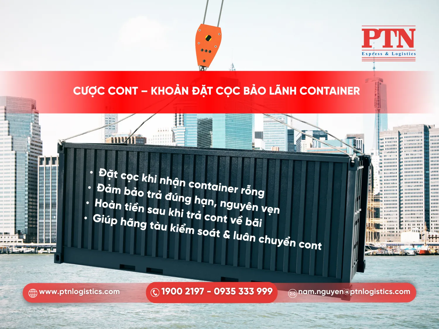 Khoản đặt cọc bão lãnh container