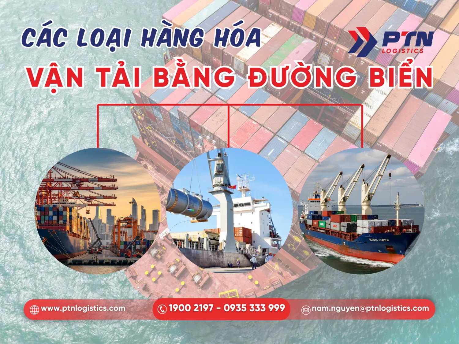 Loại hàng hóa phù hợp với vận tải biển