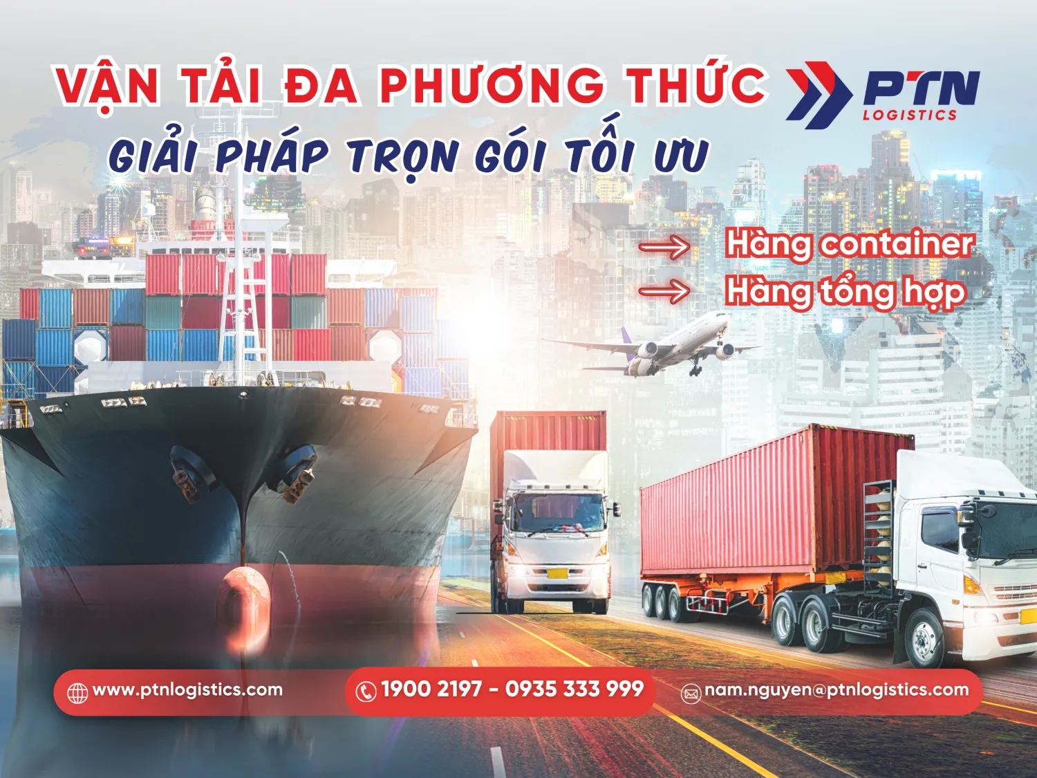 Loại hàng hóa phù hợp với vận tải đa phương thức