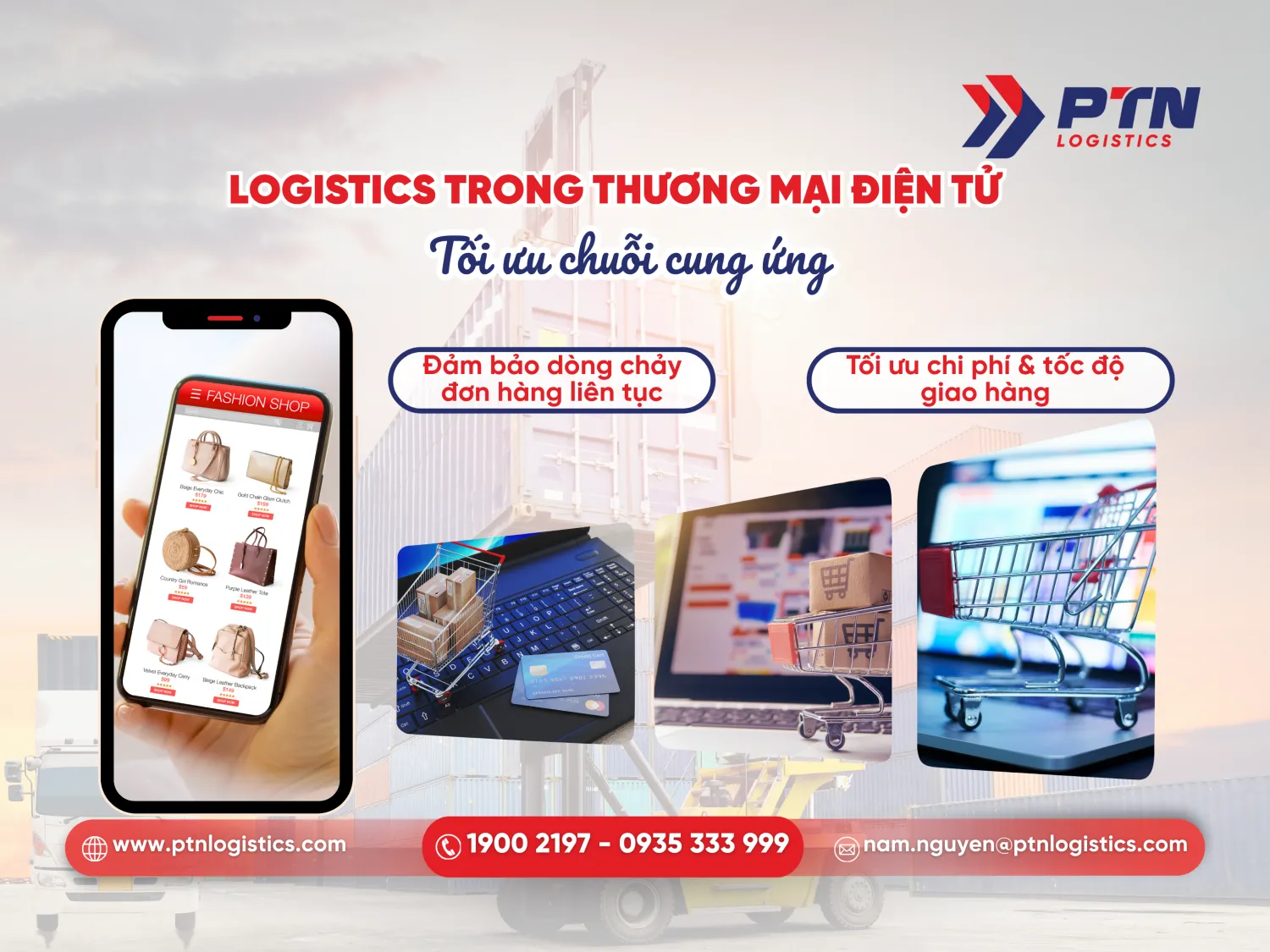 Logistics trong thương mại điện tử: Tối ưu chuỗi cung ứng