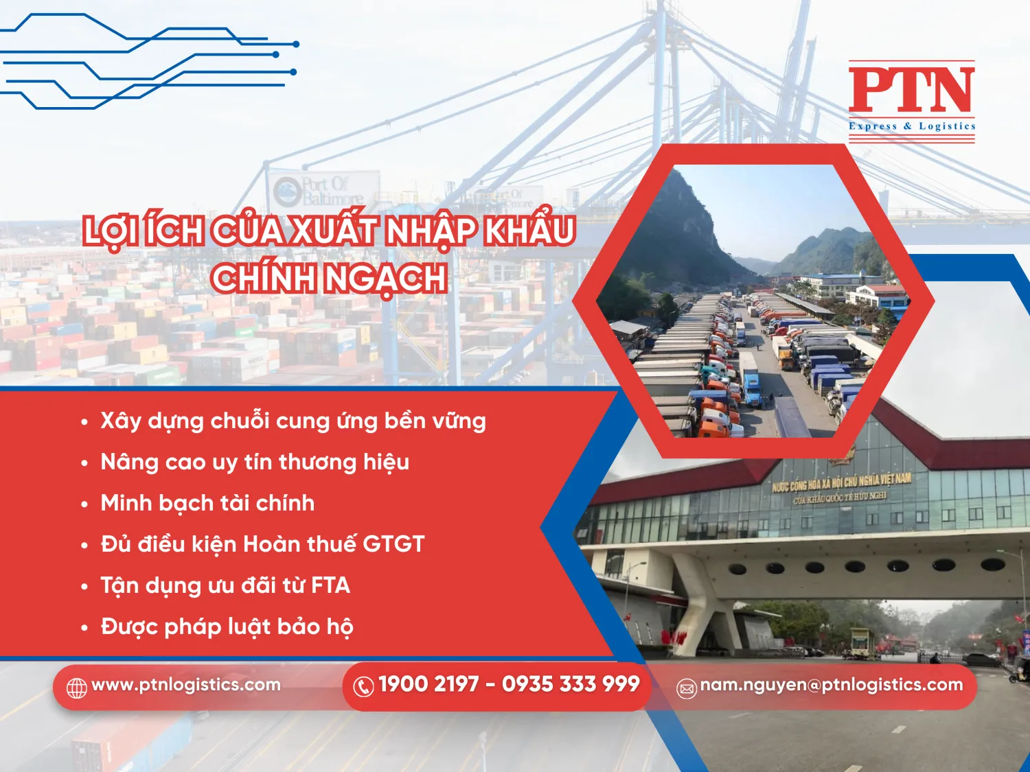 Lợi ích của xuất nhập khẩu chính ngạch