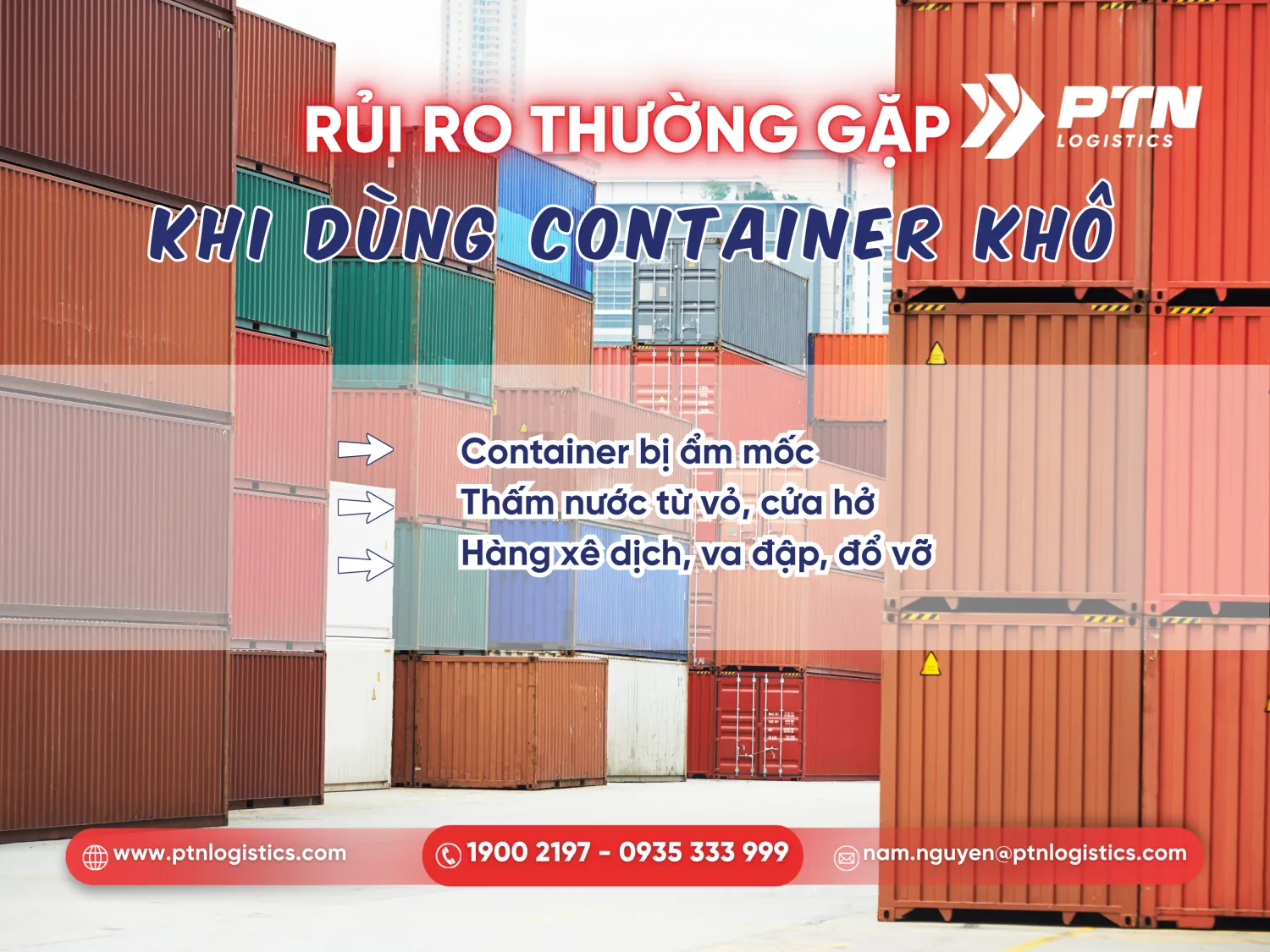 Lưu ý khi sử dụng container
