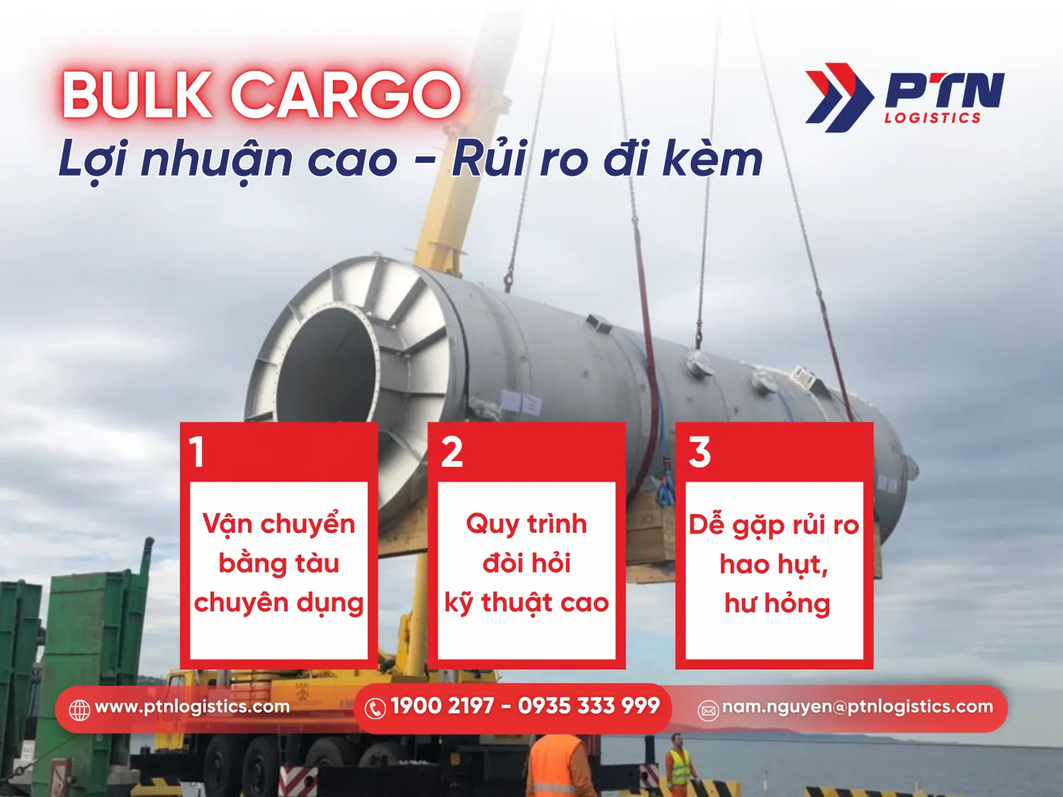 Lưu ý khi vận chuyển hàng bulk cargo