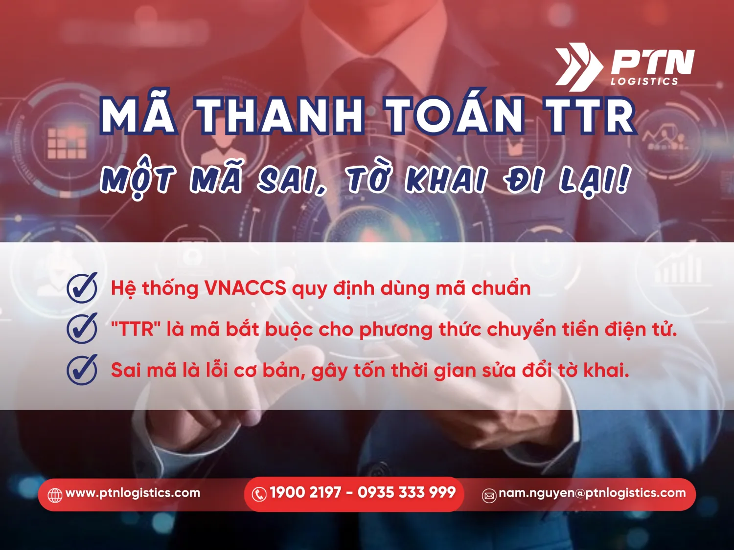 Mã thanh toán TTR