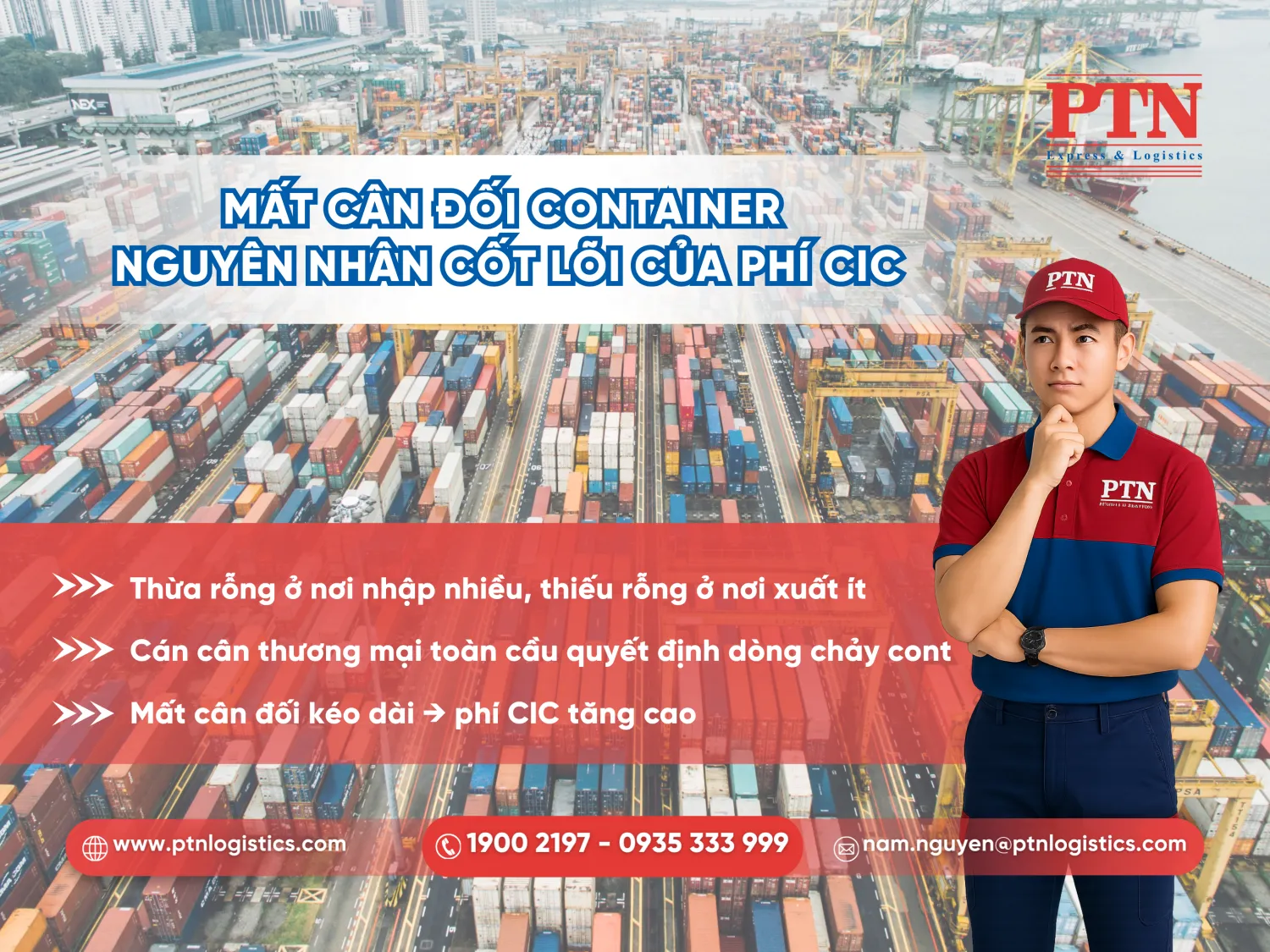 Mất cân đối container