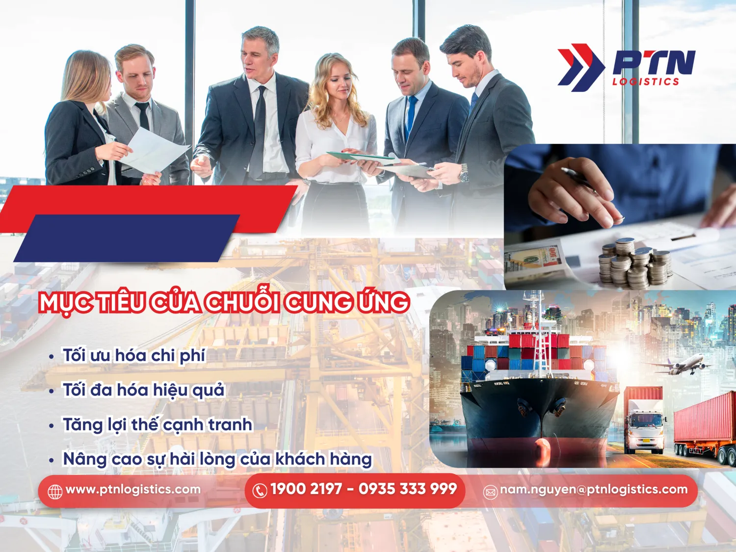 Mục tiêu chính của chuỗi cung ứng