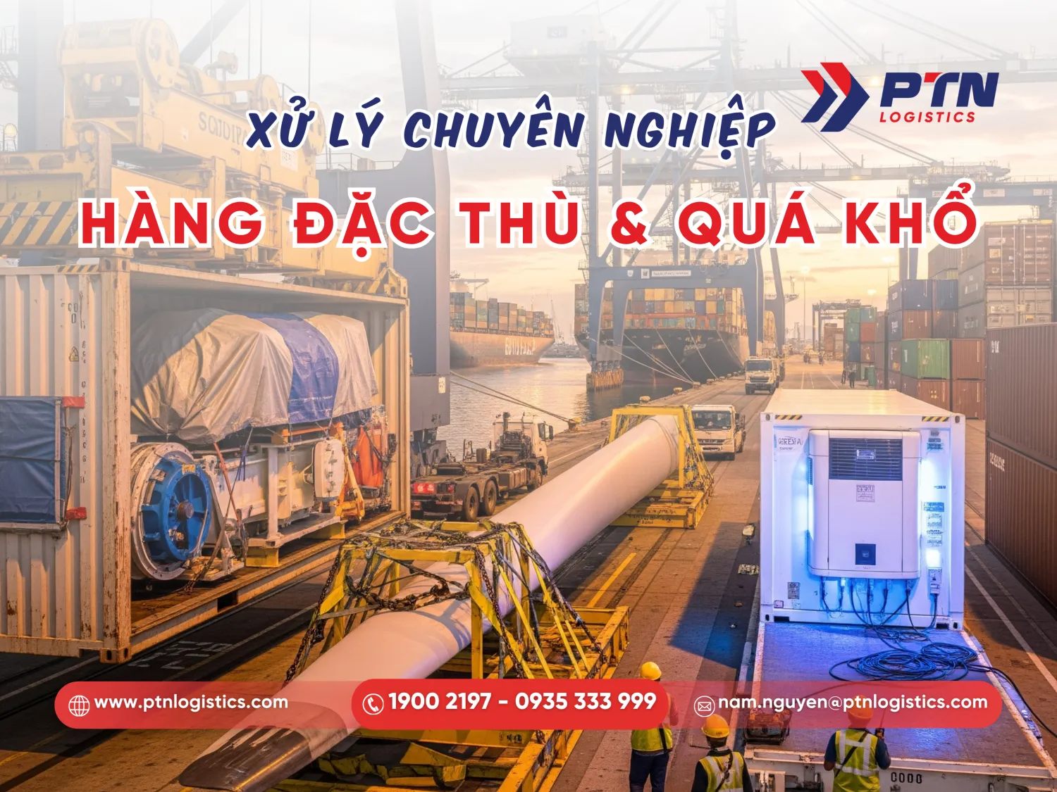 Năng lực xử lý hàng đặc thù quá khổ quá tải