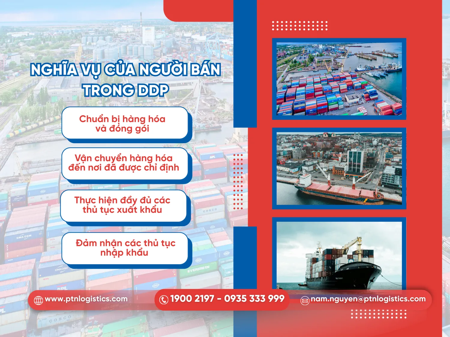Nghĩa vụ của người bán trong DDP