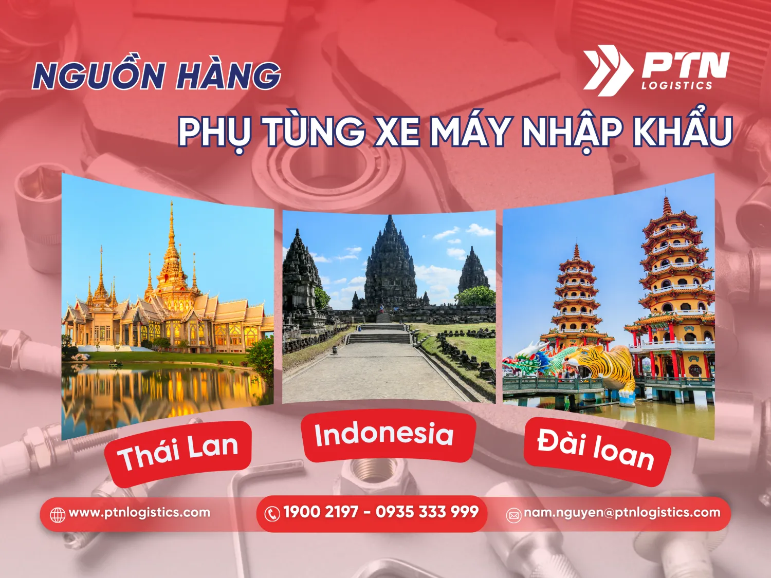 Nguồn hàng nhập khẩu phụ tùng xe máy