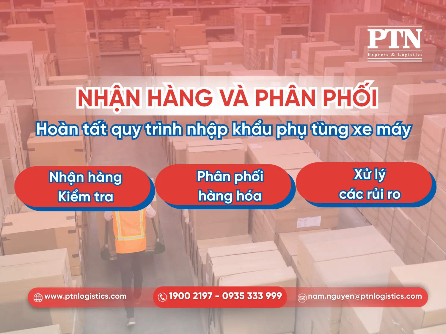 Nhận hàng và phân phối hàng