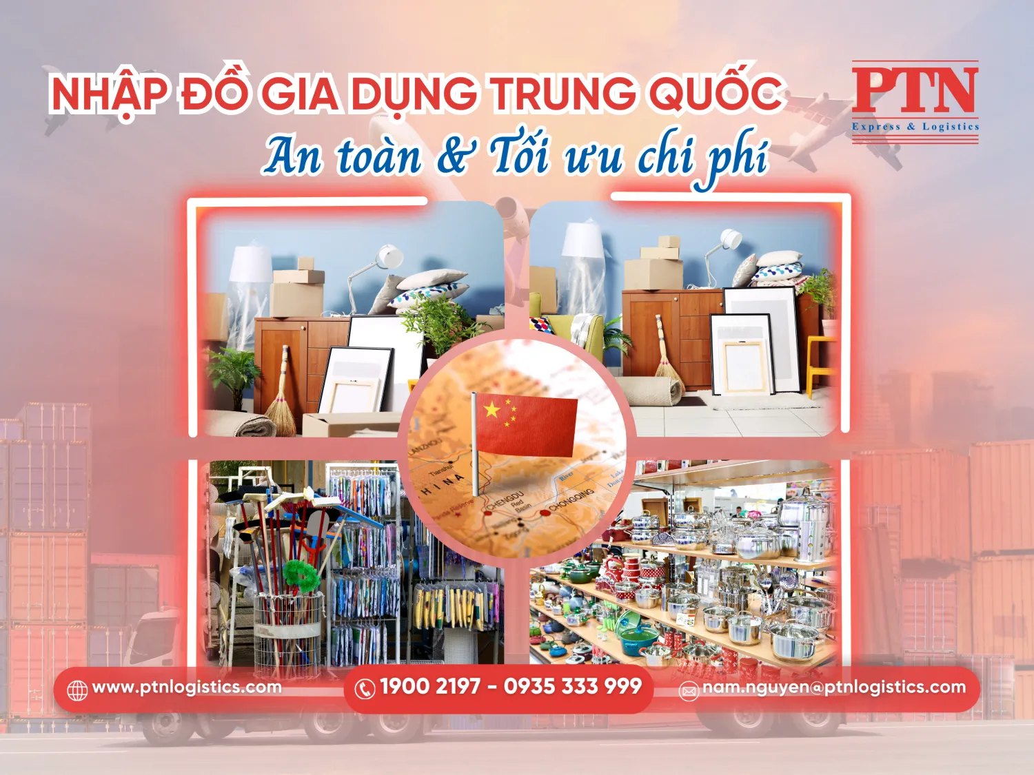 Nhập đồ gia dụng Trung Quốc và tránh rủi ro