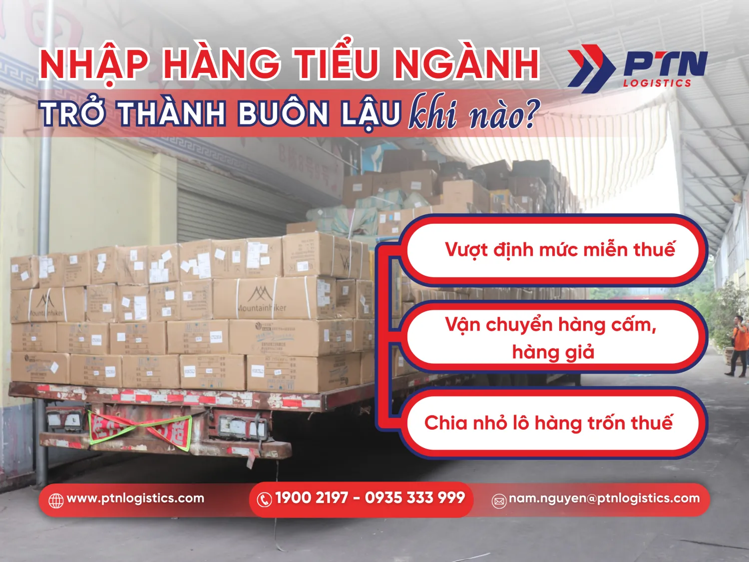 Nhập hàng tiểu ngạch trở thành buôn lậu trong trường hợp nào