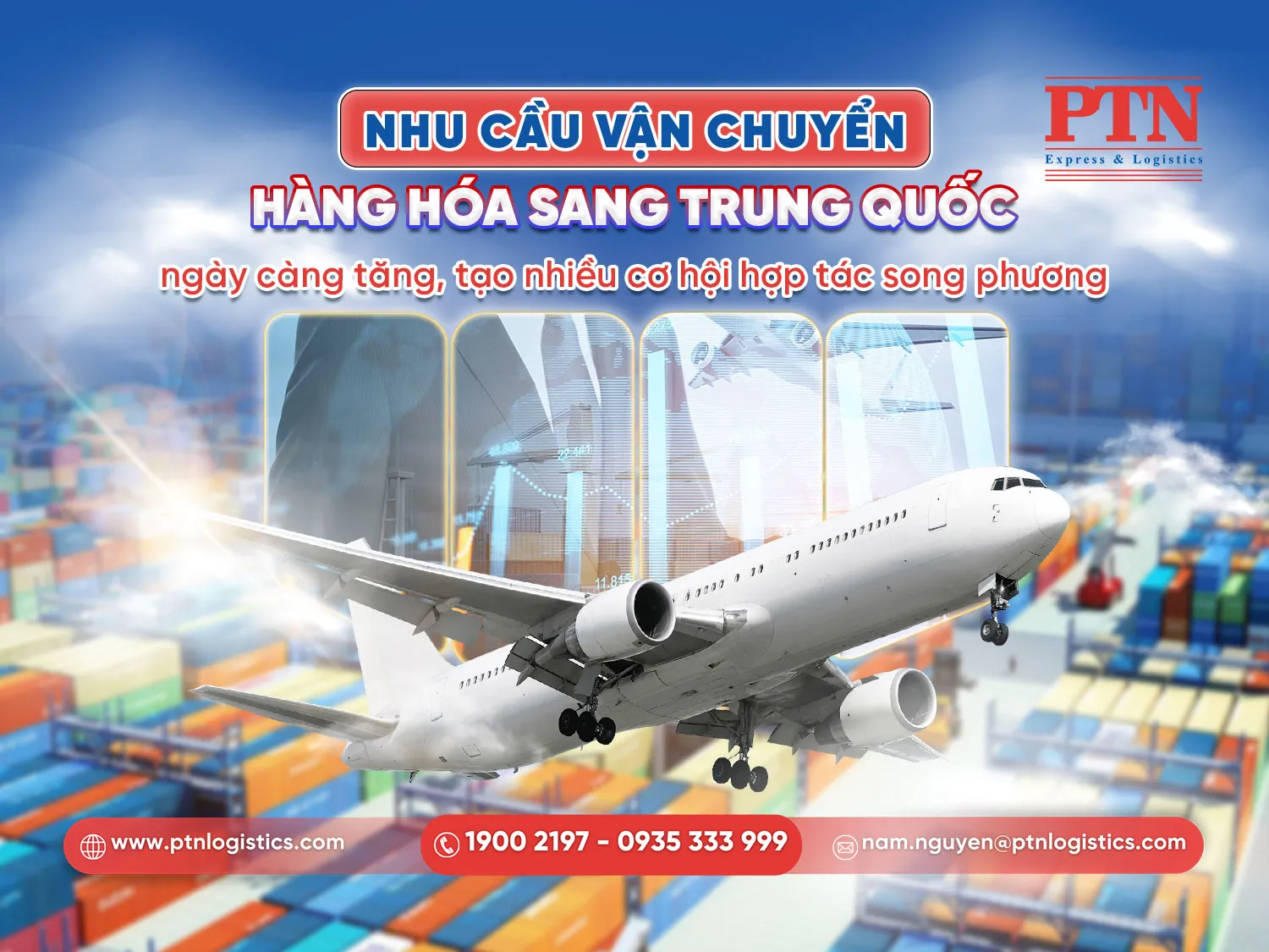 Nhu cầu vận chuyển hàng sang Trung Quốc