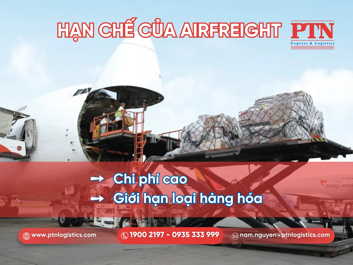 Những hạn chế của airfreight