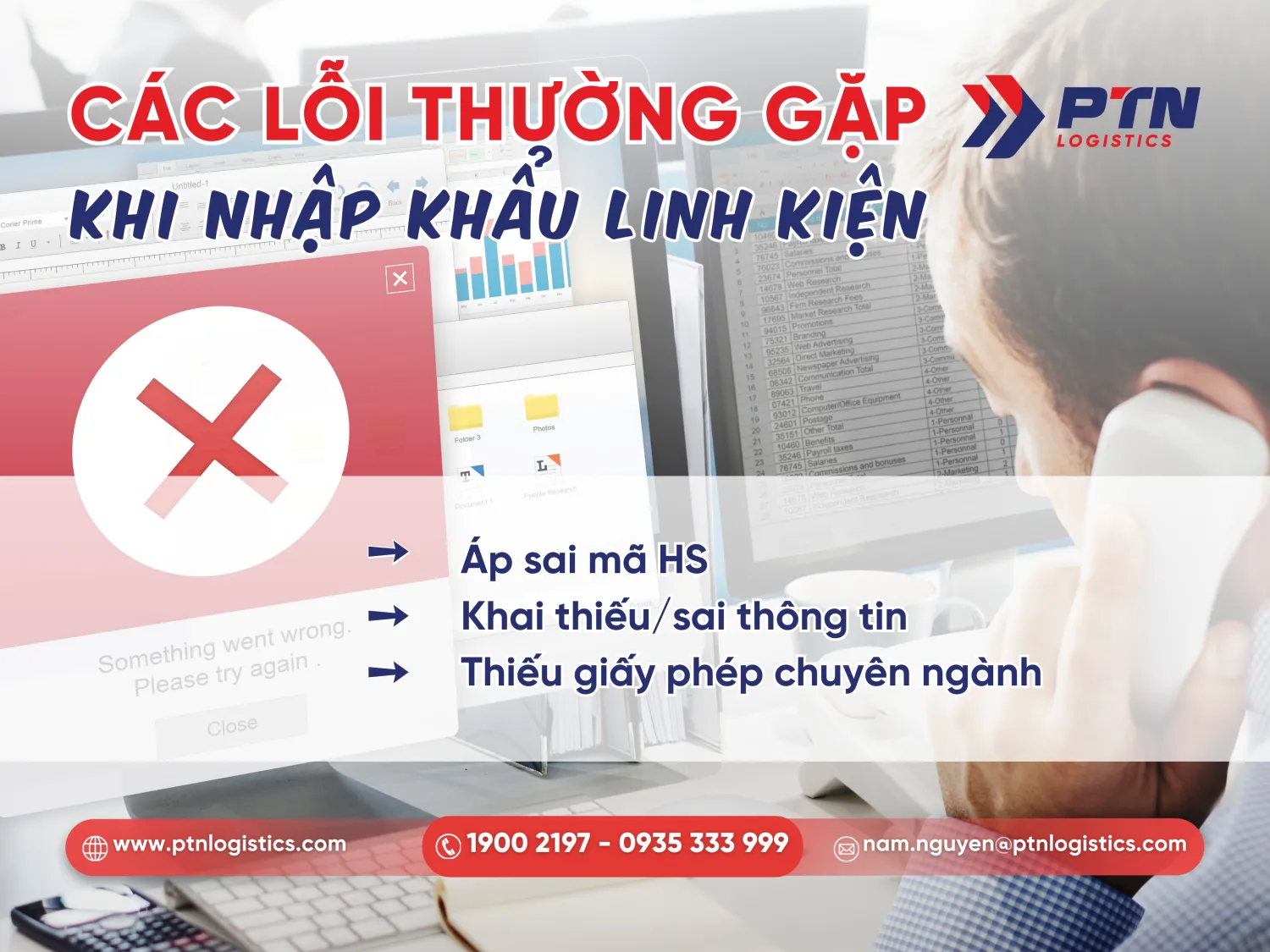 Những lỗi sai thường gặp phải