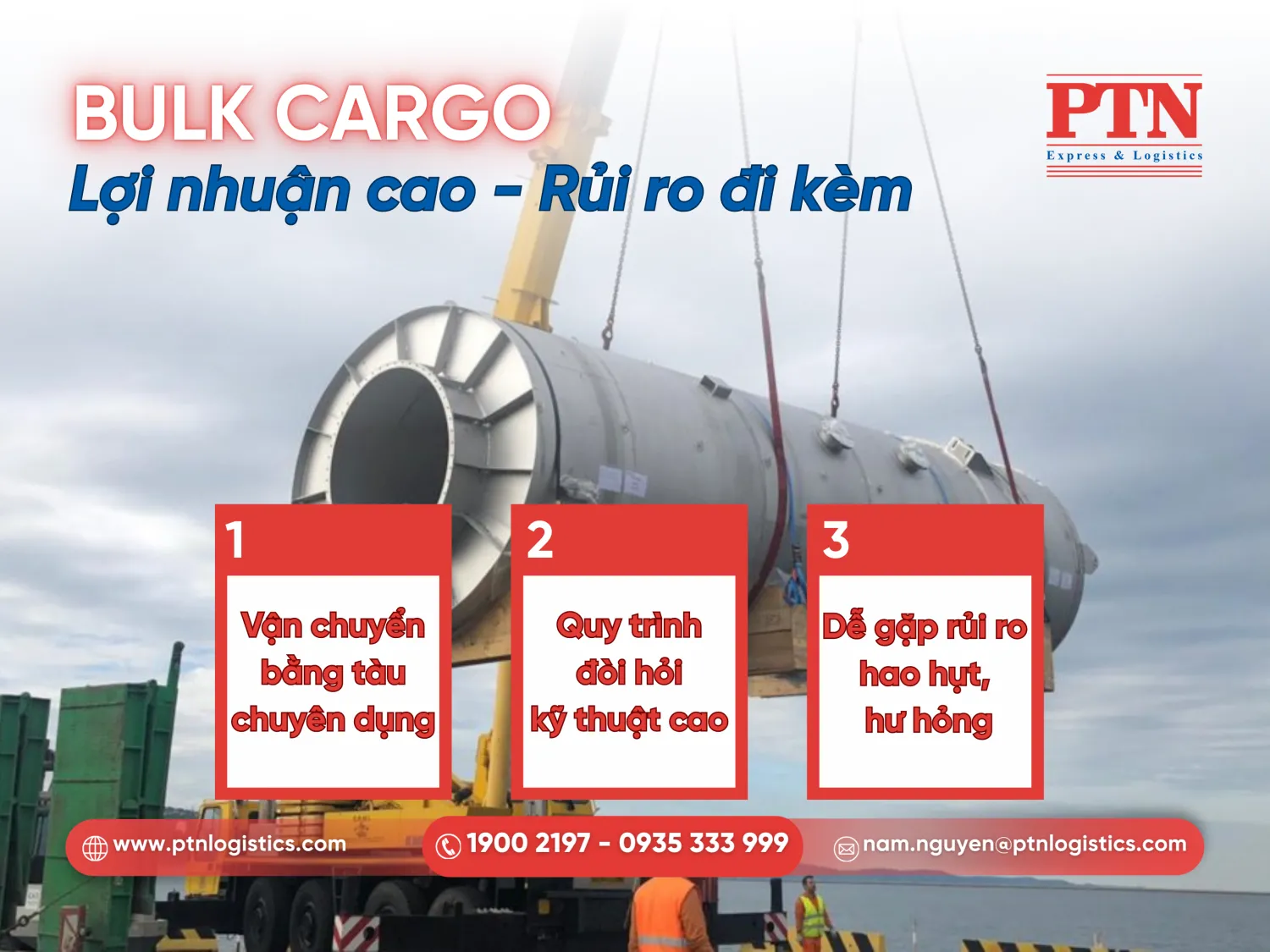 Những lưu ý khi vận chuyển hàng Bulk Cargo