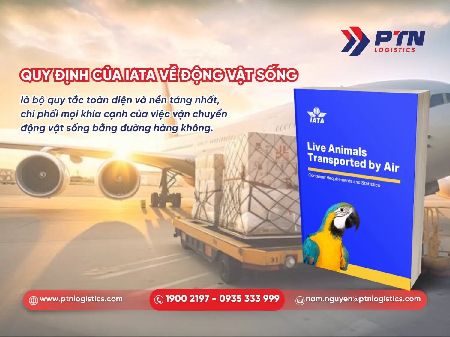 Những quy định của IATA về động vật sống