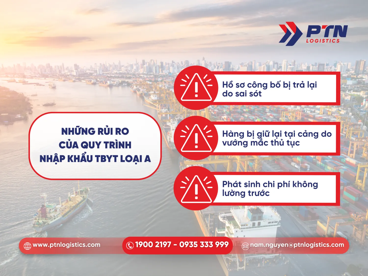 Những rủi ro của quy trình nhập khẩu thiết bị y tế loại A