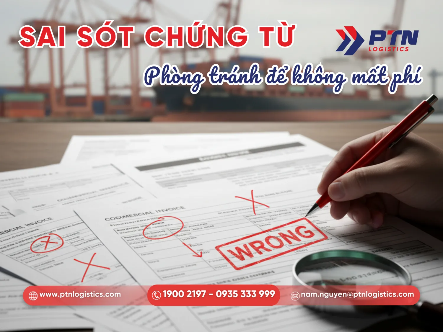 Những sai sót cần tránh