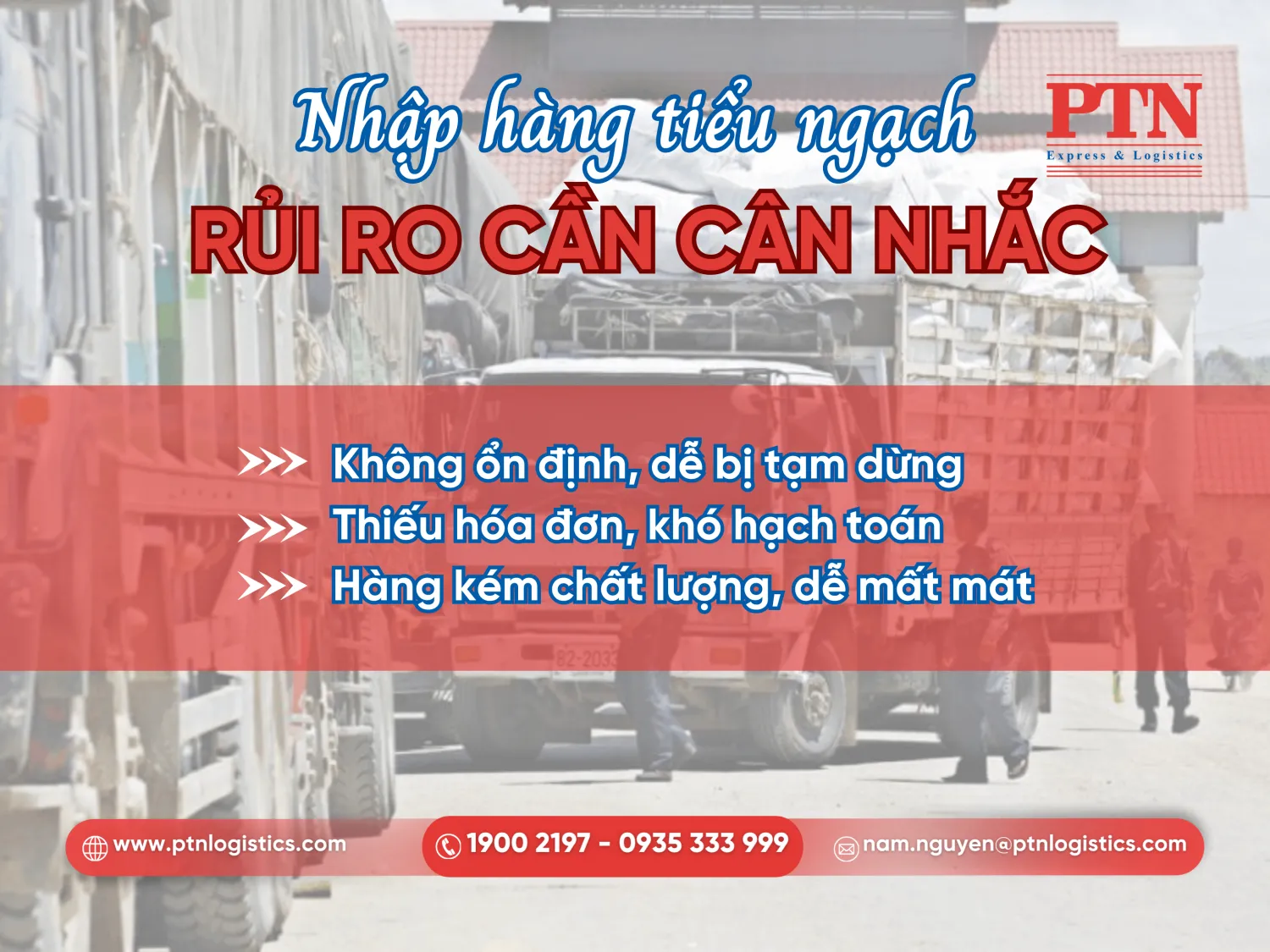 Nhược điểm nhập hàng tiểu ngạch