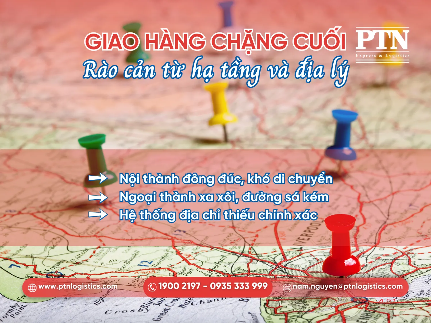 Nhược điểm về hạ tầng và địa lý