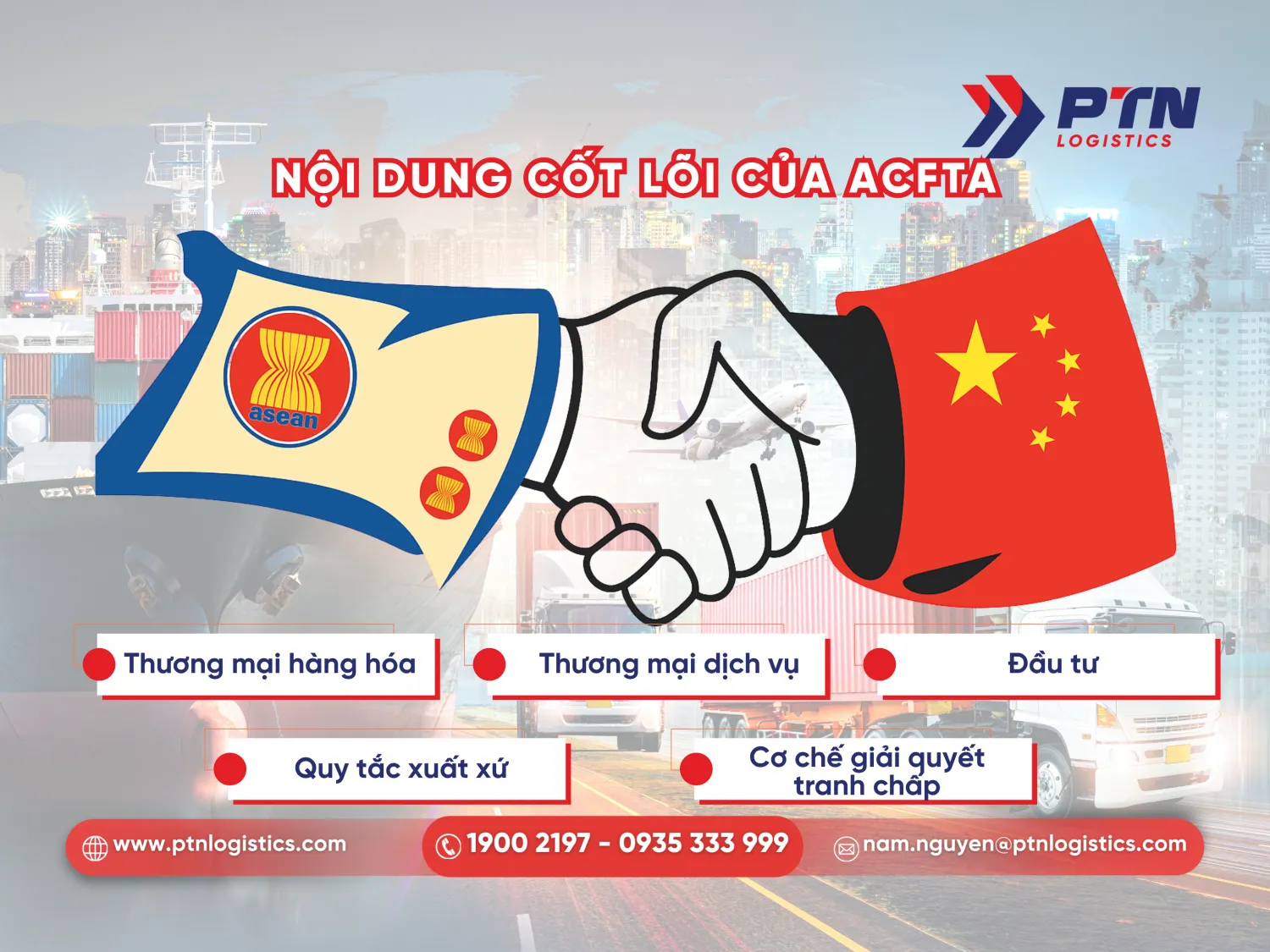 nội dung cốt lõi của Hiệp định ACFTA