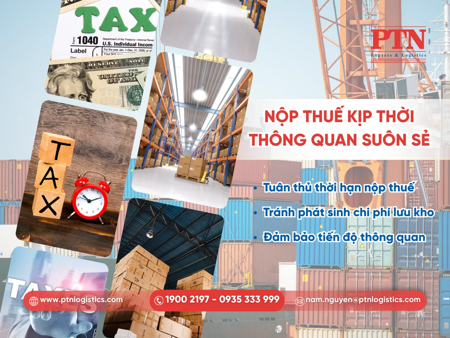 Nộp thuế kịp thời - Thông quan suôn sẻ