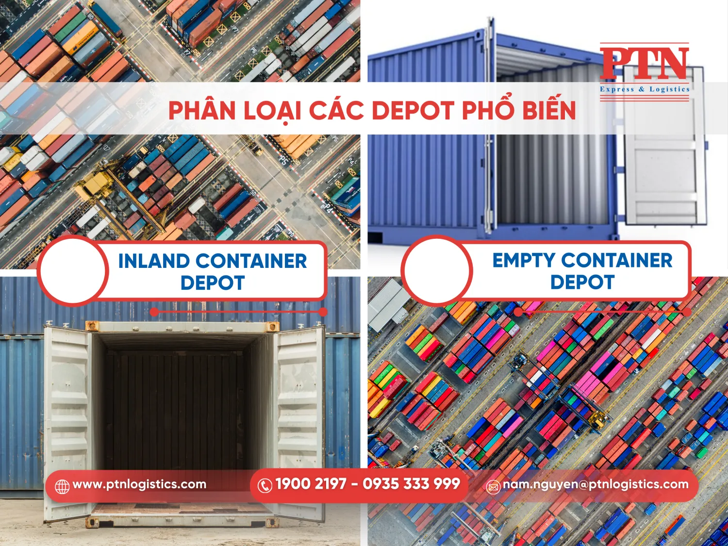 Phân loại các depot phổ biến