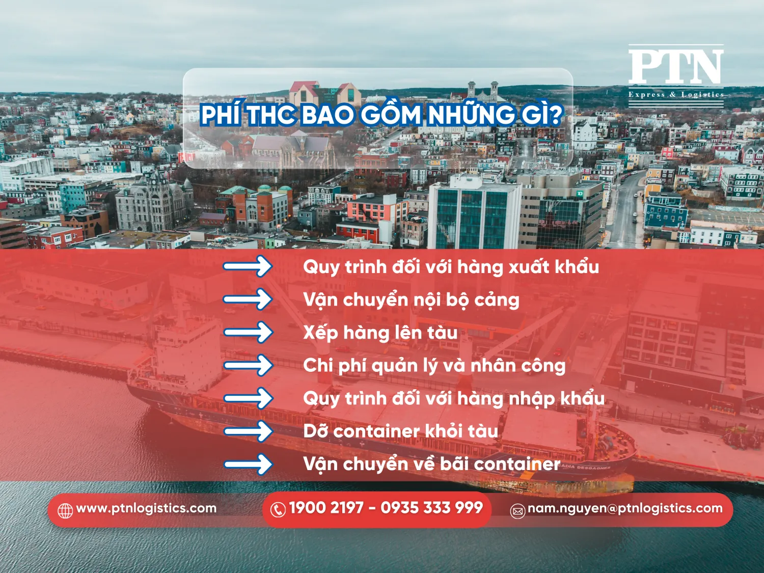 Phí THC bao gồm những gì?