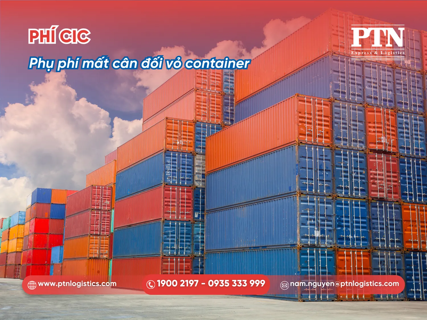 Phụ phí mất cân đối vở container
