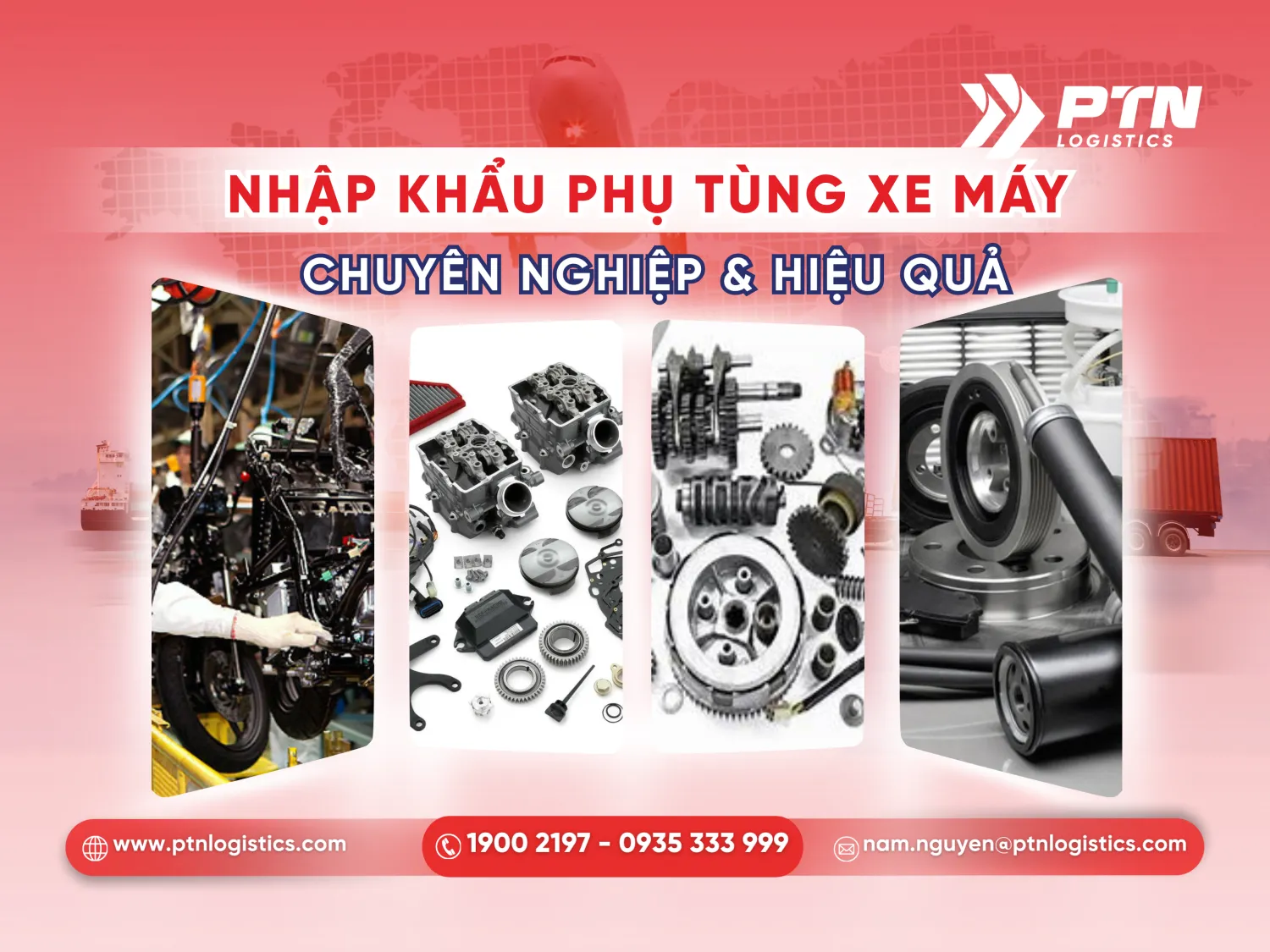 Phụ tùng xe máy nhập khẩu